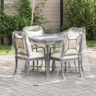 Produktbild von vidaXL Transparente Plane mit Ösen 2x3 m PVC