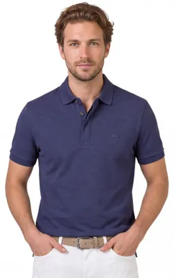 Produktbild von Poloshirt kurze Ärmel blau Lacoste Regular-Fit