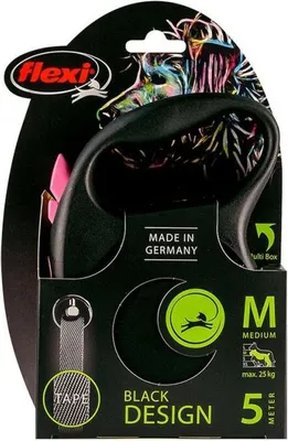 Immagine prodotto di flexi BLACK DESIGN Gurt 5 m pink