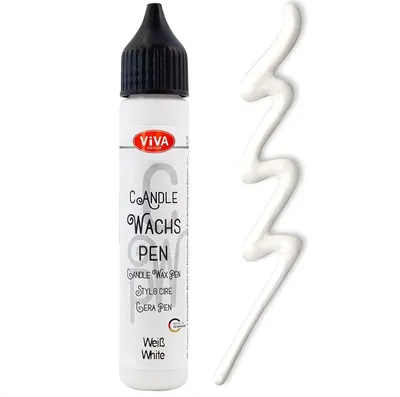 Produktbild von ViVA DECOR Candle Wachs Pen 28 ml weiß