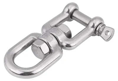 Drehgelenk 12 mm, 304 Edelstahl, Wirbelring, Schwerlast