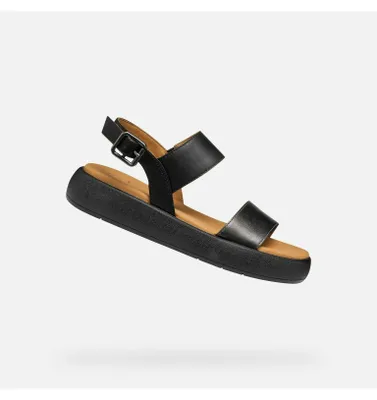 Produktbild von Geox Schwarze Damensandalen Camalei 41