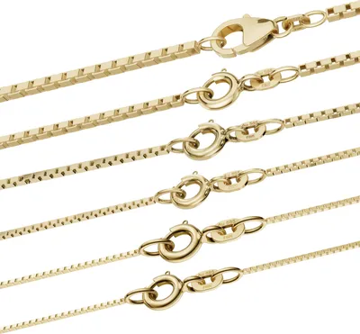 Produktbild von Goldkette Venezianerkette Halskette Breite 0,8 mm 50 cm 585 - 14 Karat Gold