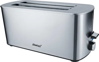 Produktbild von Doppel-Langschlitztoaster für 4 Scheiben Toast, Anti-Fingerprint Edelstahlgehäuse, 7 Bräunungsstufen einstellbar, 4 Funktionen, Überhitzungsschutz