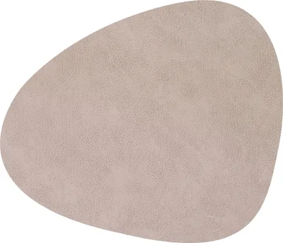 Produktbild von LIND DNA BULL Tischset Curve L warm grey 37 x 44 cm