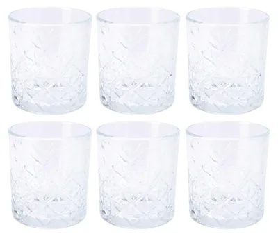 Obrázok produktu pre Sada 6 pohárov Excellent Houseware, sklo, 8x10 cm, 340 ml, transparentné