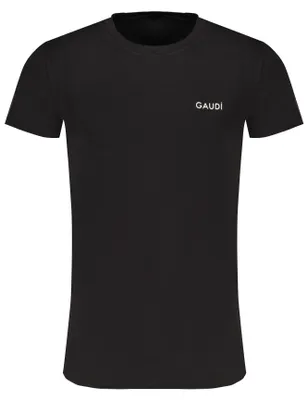 Produktbild von Gaudì Herren T-Shirt Schwarz GAU1UTS01_NEBLACK : Größe - 2XL Größe: 2XL