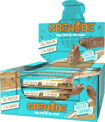 Immagine prodotto di Barretta proteica Grenade - 12 x 60 g Cioccolato e caramello salato