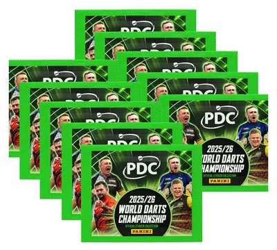 Obrázek produktu pro Darts PDC World Championship Sticker 2026 -  10 Tüten