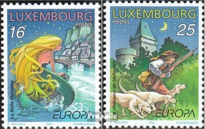 Produktbild von Briefmarken Luxemburg 1997 Mi 1418-1419 (kompl.Ausg.) postfrisch Sagen und Legenden