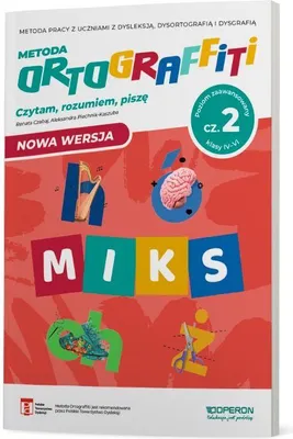 Obrázek produktu pro Ortograffiti MIKS Poziom Zaawansowany Część 2 Klasy IV-VI