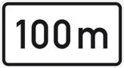 Produktbild von Zusatzschild 1004-30, 330x600 mm, 100 m, RAL-Gütezeichen Folie RA2