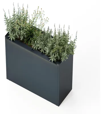 Produktbild von Herstera Garden Cube Divider XL Plus hoher Pflanzkübel rechteckig 100x40x115 cm