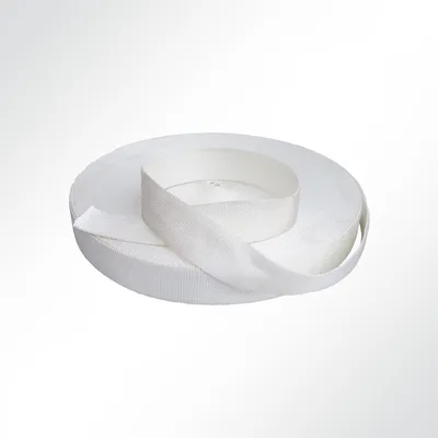 Produktbild von Lysel® Extrem Gurtband Polyester (PES) B: 50mm Stärke 3mm 7500kg weiß VE 11m