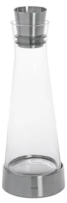 Produktbild von EMSA FLOW Kühlkaraffen, Karaffe, 1 l, Edelstahl, Transparent, Glas, 12 cm, 120 mm