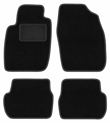 Imagen del producto de Alfombrillas de moqueta para Toyota Starlet P9 1996-1999 (hatchback) – juego de 4 piezas, negras, a medida – Wielganizator LUX