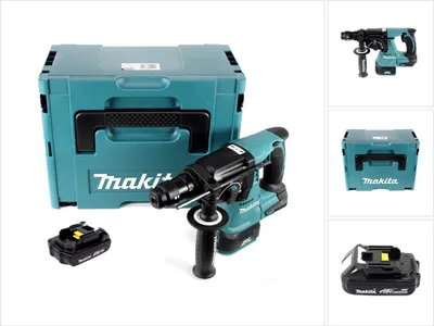 Produktbild von Makita DHR243Y1J, Schwarz, Blau