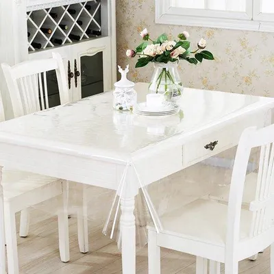 Obrázek produktu pro Průhledná stolní fólie 140 x 220 cm, voděodolná, PVC