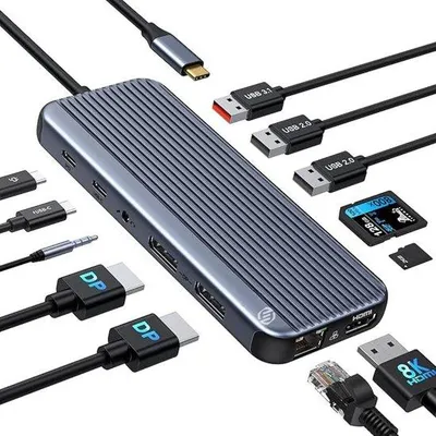 Image de Station d'accueil pour ordinateur portable, noire