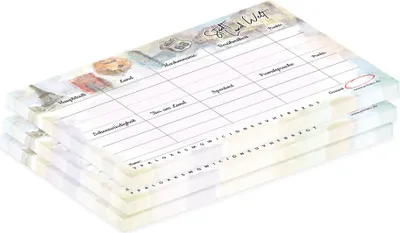 Produktbild von PRICARO Spielblock "Stadt Land Welt", Mini, A6, 3 Stück