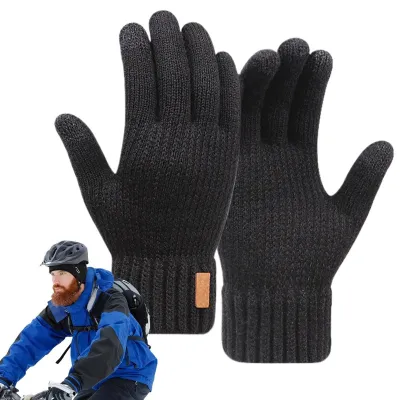 Obrázek produktu pro Pletené zimní rukavice pro chladné počasí a outdoorové aktivity