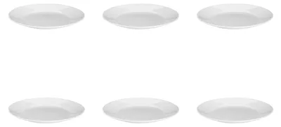 Productafbeelding van Restaurantbord Uni, plat, diameter 22,5 cm - 6 stuks