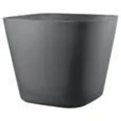Produktbild von DEROMA Origin Quadratischer Blumentopf - 28 x 23,5 cm - 12 l - Grau