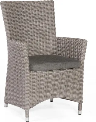Produktbild von Sonnenpartner Ikarus Gartensessel Gartenstuhl Aluminium mit Polyrattan stone-grey