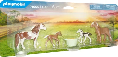 Produktbild von PLAYMOBIL Country 2 Island Ponys mit Fohlen 71000