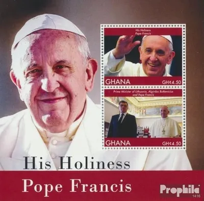 Produktbild von Briefmarken Ghana 2014 Mi Block538 (kompl.Ausg.) postfrisch Papst Franziskus