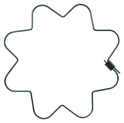 Produktbild von Pflanzenstütze Staudenhalter rund 18cm Stützring für Blumen Gemüse Kletterpflanzen Pflanzenhalter wellenförmig Schutz vor Umknicken TYRP5F18
