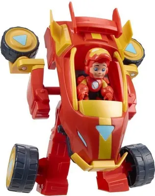Obrázok produktu pre Iron Man Mecha brnenie a vozidlo 2 v 1, Marvel Iron Man a jeho úžasní priatelia, 7,5 cm figúrka, hračka od 3 rokov
