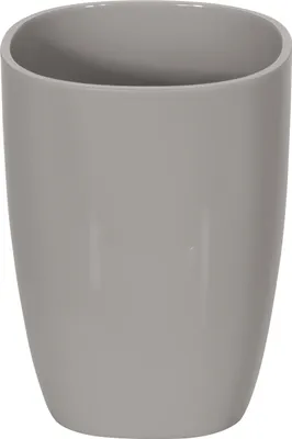 Produktbild von Spirella 7610583182548, Freistehender Zahnbürstenhalter, Polystyrol (PS), Graubraun, 75 mm, 75 mm, 100 mm