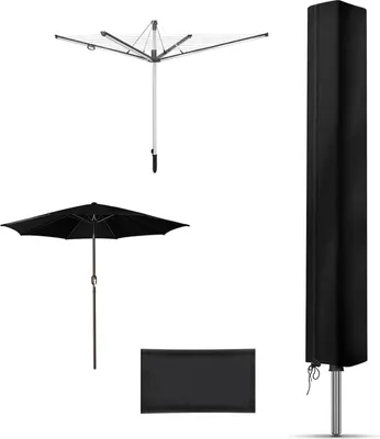 Image de Housse de protection résistante aux intempéries pour séchoir à linge - durable et imperméable - 1 pièce - Oxford 420D