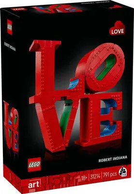 Produktbild von LEGO Art LOVE, Bauset für Erwachsene, Wohn-Deko, Valentins- und Muttertagsgeschenk, Geschenk für Paare, kreative Aktivität für Kunst- und Designliebhaber 31214
