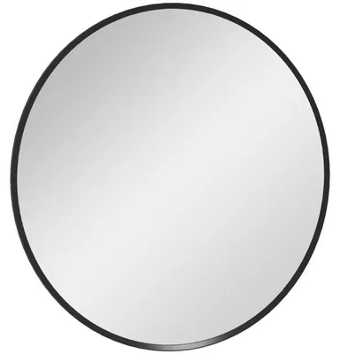 Immagine prodotto di Specchio da bagno rotondo - Specchio da parete nero | Colore: Nero