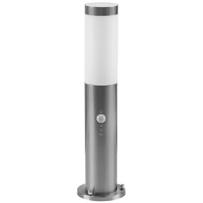 Produktbild von Eglo HELSINKI Außen-Stehleuchte mit Sensor Edelstahl IP44 E27 Ø7,5cm Höhe 45cm (83279)