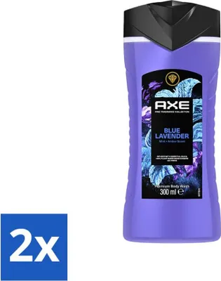 Produktbild von AXE - Duschgel - Blauer Lavendel - Beruhigend - Premiumduft - 300 ml - Vorteilspack - 2 Stücke