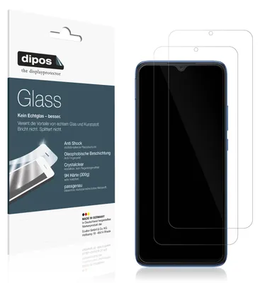 Zdjęcie produktu dla 2x Folia ochronna dla Xiaomi Redmi 10C - Antywstrząsowa folia 9H z plastikowego szkła dipos Glass