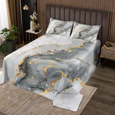 Image de Mobilier Marmerneu pour chambres à coucher modernes avec housses de coussin