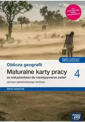 Zdjęcie produktu dla WSiP Oblicza geografii 4. Maturalne karty pracy dla liceum ogólnokształcącego i technikum. Zakres rozszerzony, Edukacyjny, Polski, 160 stron(y)