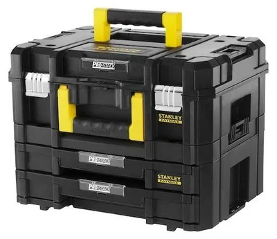 Obrázok produktu pre Stanley FATMAX FMST1-71981, Box na náradie, Plast, Čierna, Žltá, 18,8 L, Pánt, 335 mm
