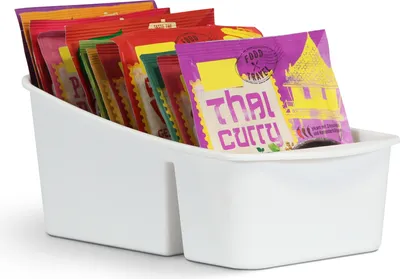 Image de Organiseur de cuisine pour épices et sachets - Blanc - 1 paquet ( 1 pièce )