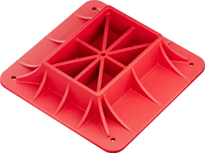 Obrázok produktu pre Wiltec Farm Jack off-road základňa, podperná doska na zdvihák 27,8 x 27,8 x 7 cm, plastové príslušenstvo Farm Jack, kompatibilné s univerzálnym zdvihákom