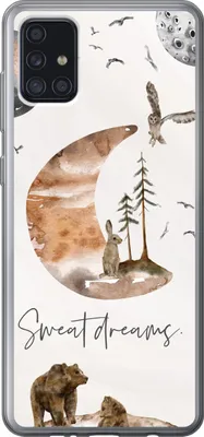 Produktbild von MuchoWow® Handyhülle Schutzhülle Hülle für Telefoonhoesje Samsung Galaxy A52 5G Kinder - Tiere - Sprichwörter Silikon Softcase Handy Hülle - Umschlag