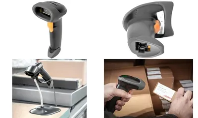 Produktbild von Digitus DA-81003 2D Barcode Handscanner Bluetooth mit Halterung