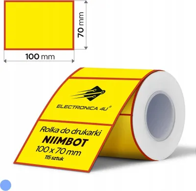 Produktbild von Selbstklebende Etiketten, Thermosticker für den Drucker Niimbot B4 100x70