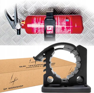 Produktbild von Universalhalter 1 Stück Für Feuerlöscher Schaufel Zylinder Seil Offroad 70-84 Mm 23 Kg