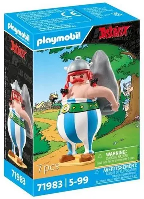 Produktbild von PLAYMOBIL Astérix Obélix Figur, mit Menhir, Comicfigur, Charaktere, ab 5 Jahren, Mehrfarbig