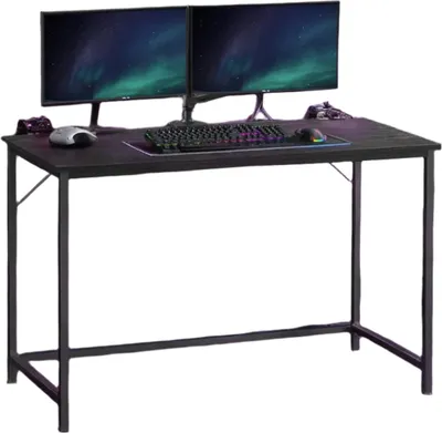 Obrázek produktu pro Psací stůl – Malý počítačový stůl – Pro kancelář – Úsporný design – 60 x 120 x 76 cm
